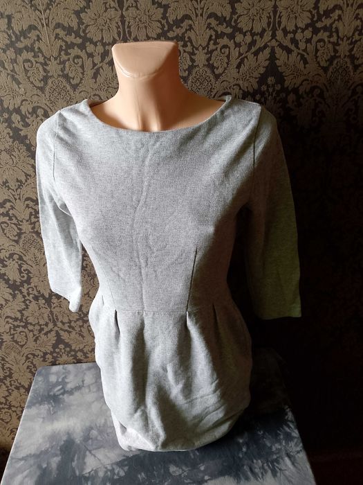 sukienka damska  szara sukienka s