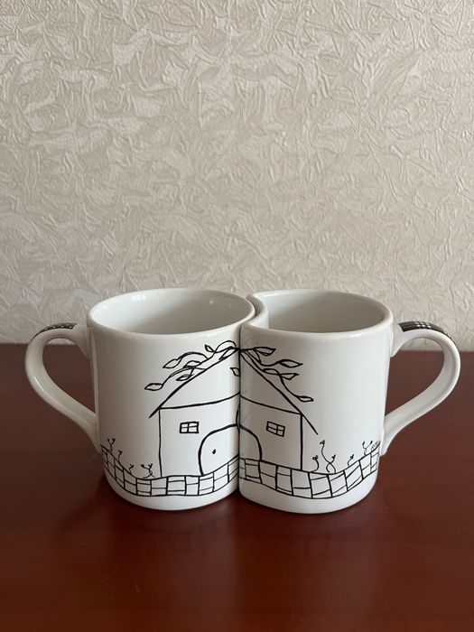 Набір чашок для весілля або закоханих