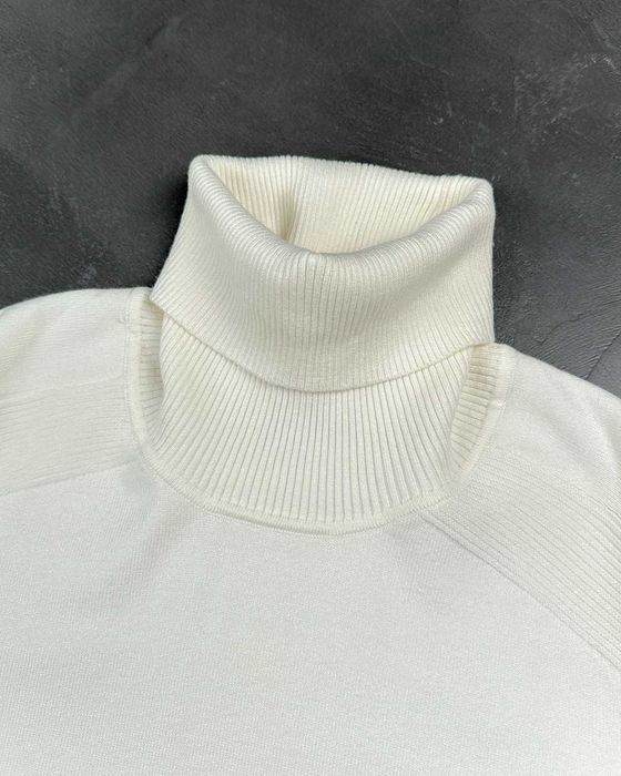 Светр SI Winter Cotton Roll Neck Knit Sweater White SI0159