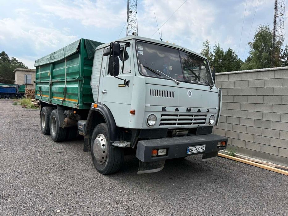 Камаз самоскид з причепом