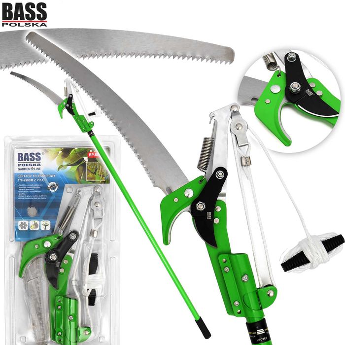 BASS POLSKA Sekator Tyczkowy Teleskopowy Z Piłką Na Wysięgniku BP8899