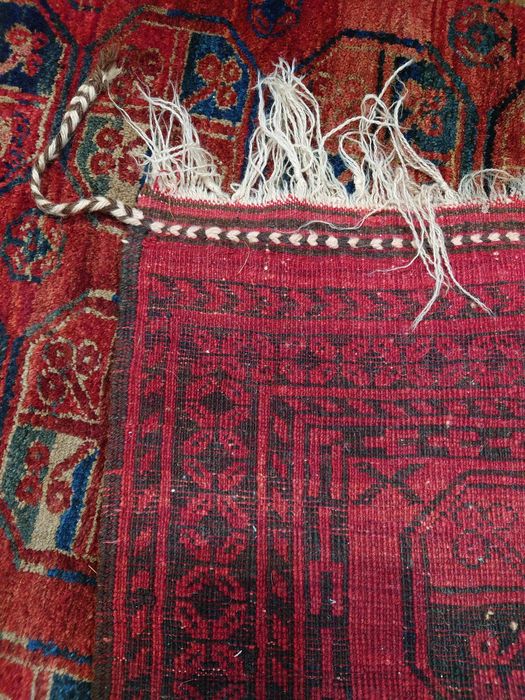 Dywan wełniany ręcznie tkany Afgan 125x220 Vintage