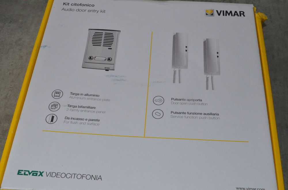 Domofon dwurodzinny interkom Vimar 885E 4-2