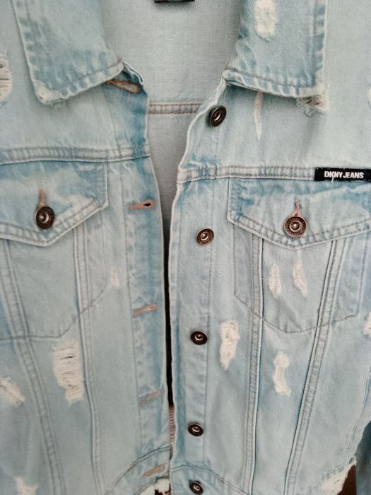 DKNY jeans джинсовая куртка  L