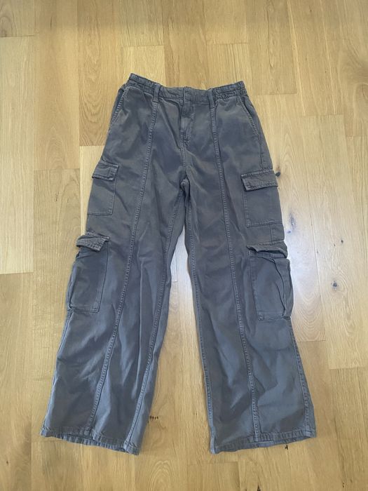 spodnie cargo jeansy