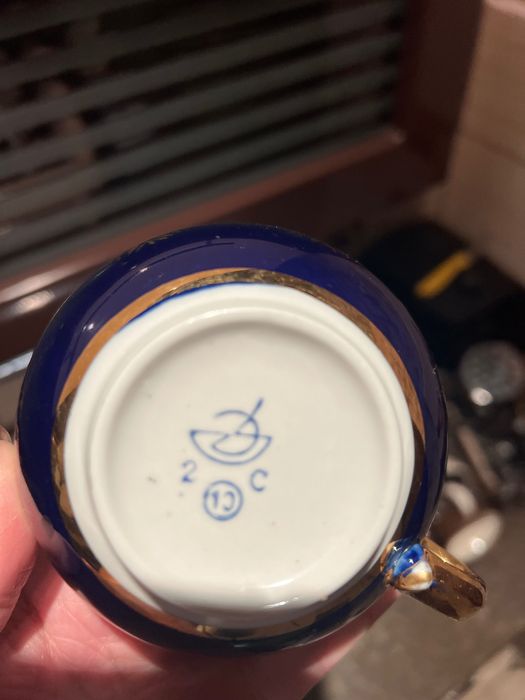 Чайний сервіз “Сніжинка». Кобальт.