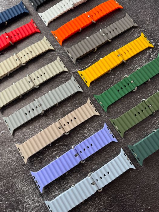 Силіконовий ремінець Ocean Band Apple Watch Ultra 1 2 49 mm