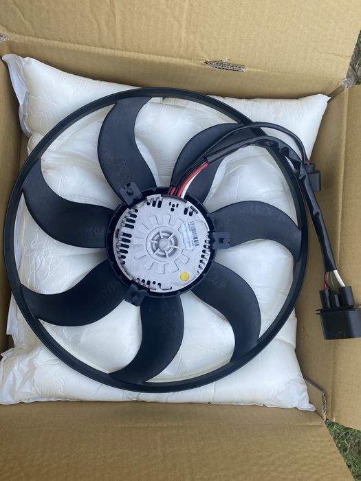 вентилятор дифузор з вентилятором рамка vw jetta passat b7 b8