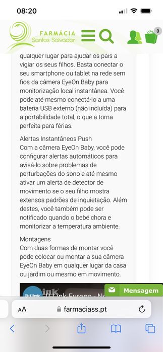 Câmara D-link Baby Monitor