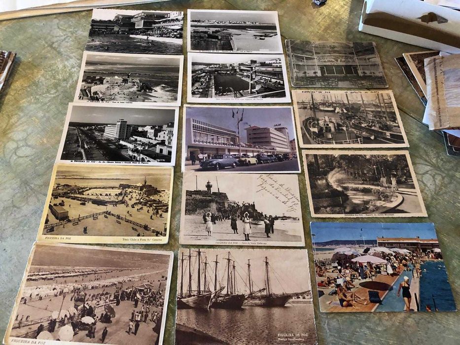 Postais antigos da Figueira da foz, preço por postal, 4 euros