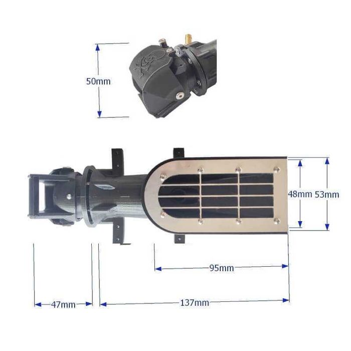 Водомет Pirate PV 28 с двигателем на прямом валу