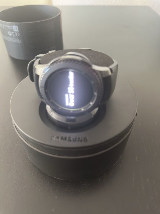 Samsung Gear S3 Frontier (SM-R760) – Como Novo / Caixa e Acessórios Originais