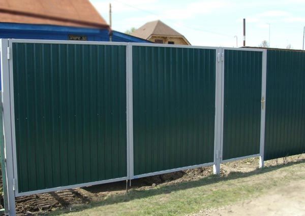 Ворота Калитки (Распашные/Откатные) из Профнастила с Автоматикой и без