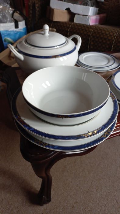 Serviço de Jantar Porcelana Costa Verde Novo Carcavelos E Parede