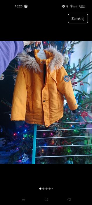Kurtka zimowa dziecięca Sinsay rozm.92