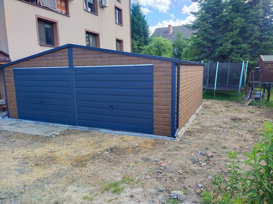 Garaz blaszak 6x5.80 orzech mat