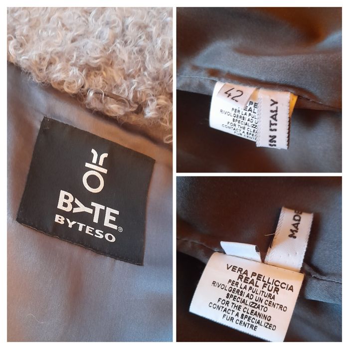Шуба лама натуральная хутряне пальто Італія Byteso