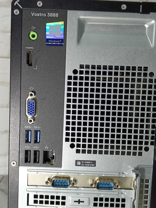 Комп'ютер ПК DELL Vostro 3888 i5-10400 8GB DDR4 SSD 128GB +Windows 10