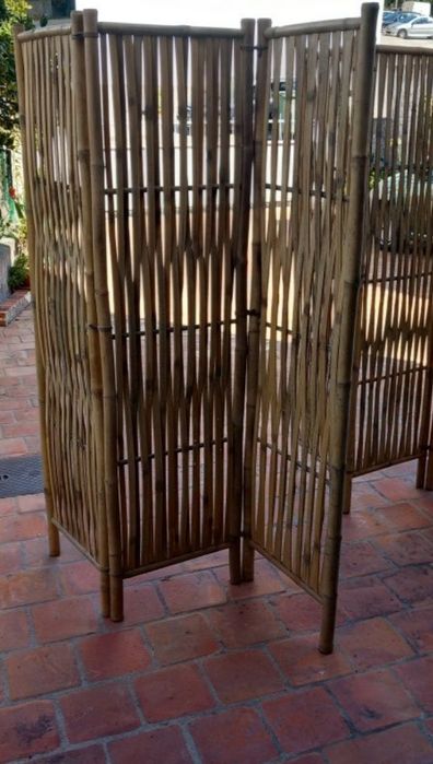 Biombos em bambu