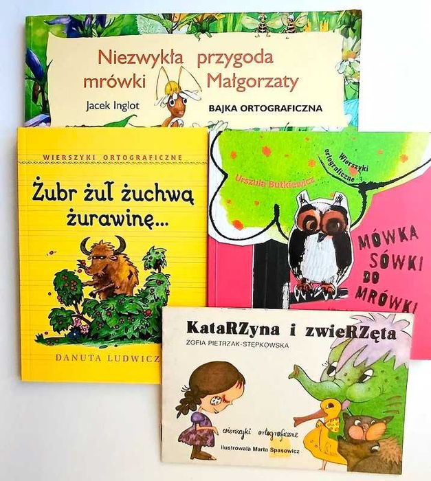 Kolekcja książeczek do nauki ortografii wierszyki ortograficzne