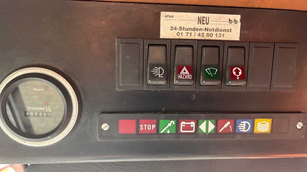 KOPARKA KOŁOWA OBROTOWA ATLAS 1204  4łyżki  + hydrauliczna sprowadzona