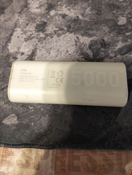 Powerbank biały 5000mAh