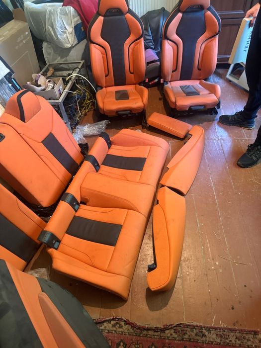 Салон Bmw м4 g22 в полном сборе g82 сидіння диван боковини тунель