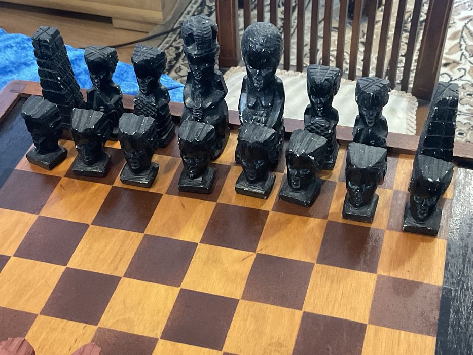 Xadrez jogo só peças peças 10 cm e 4,5 cm discrição abaixo