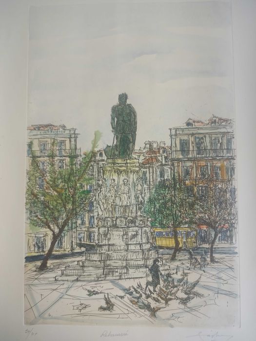 José Pádua - Serigrafia Original Numerada " Camões "