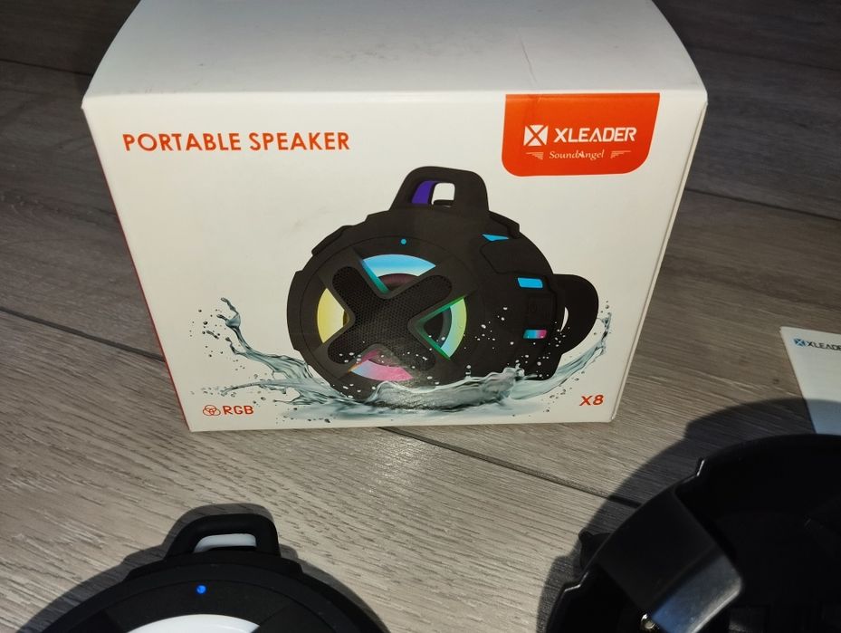 Głośnik bezprzewodowy RGB rowerowy