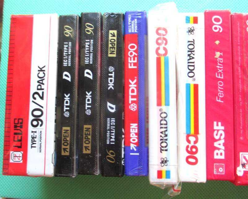 TDK Basf Sony Tokaido JVC Levis Аудиокассеты, кассеты для магнитофона