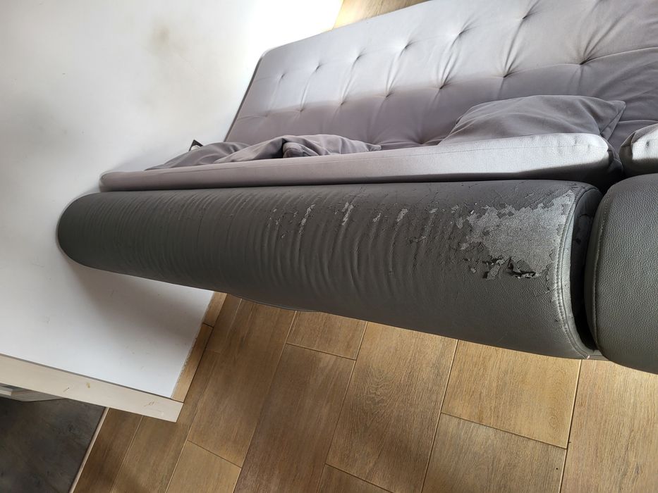 narożnik szary kanapa