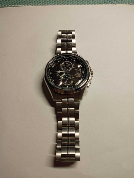 Citizen AT8130-56E H800 Eco-Drive Radio Controlled Titanium + pudełko