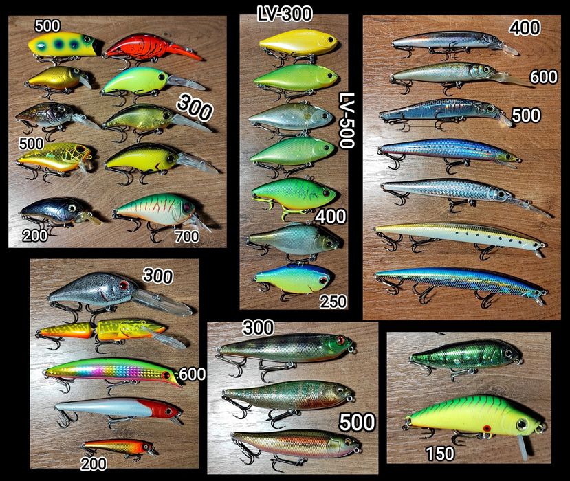 Воблера, Японские, Американские, редкие, блёсна.: 300 грн. - Охота