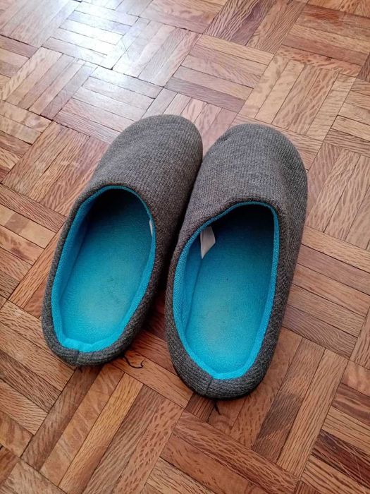 RockDove Pantufas de dois tons e espuma viscoelástica para homem