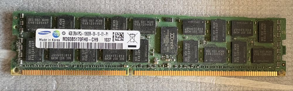 Memoria DDR3 4GB PC3 10600R