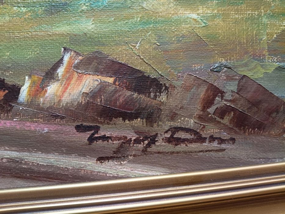 Stary obraz na płótnie INGOLF DUE