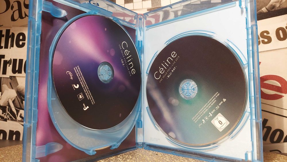 Celine Dion - Une Seule Fois Live Koncert Blu-ray + 2x CD