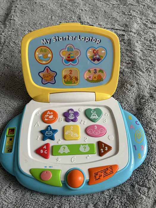 Mój pierwszy laptop zabawka edukacyjna dźwiękowa grająca