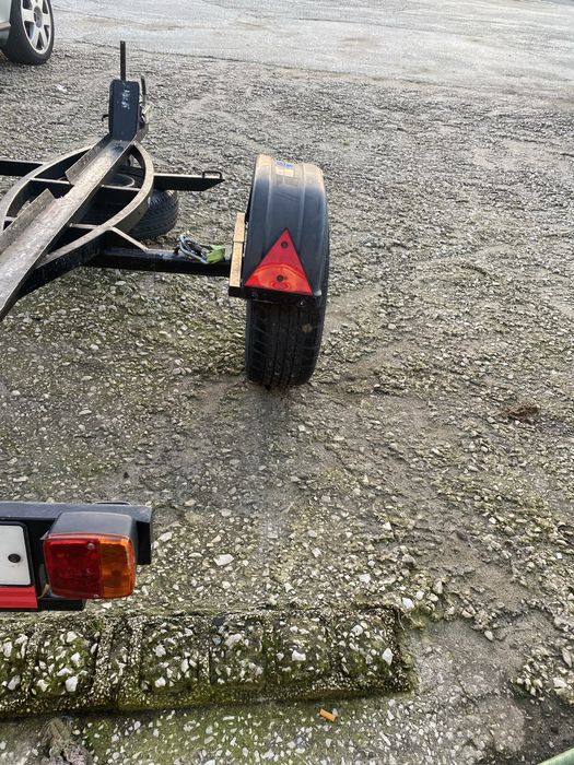 Atrelado p/ mota com rampa retractil