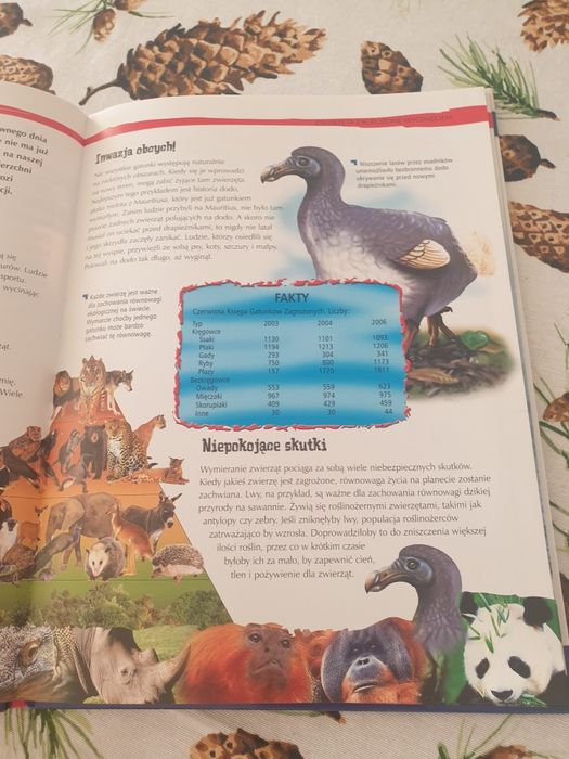 Książka dla dzieci o zwierzętach zagrożonych