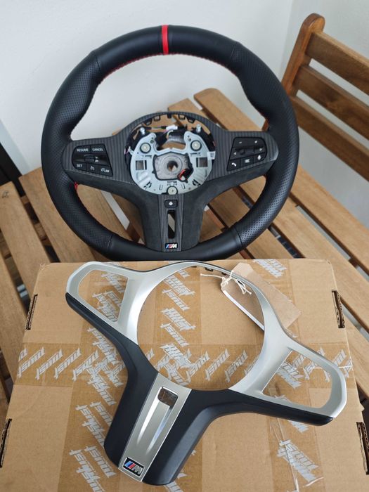 Volante BMW Pack M SPORT Carbono Aquecido F40 F44 G20 G21 G22 G23 G26