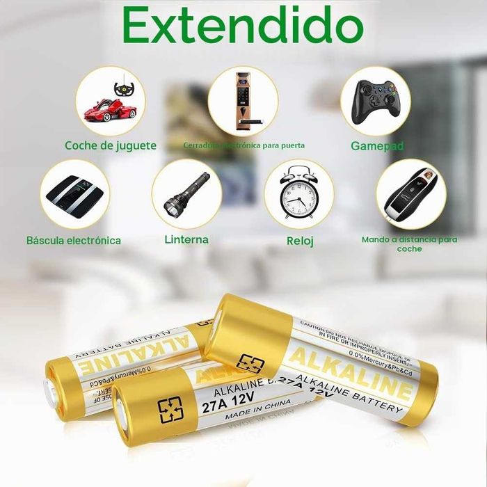 Pilha Bateria Comandos 27A 12V