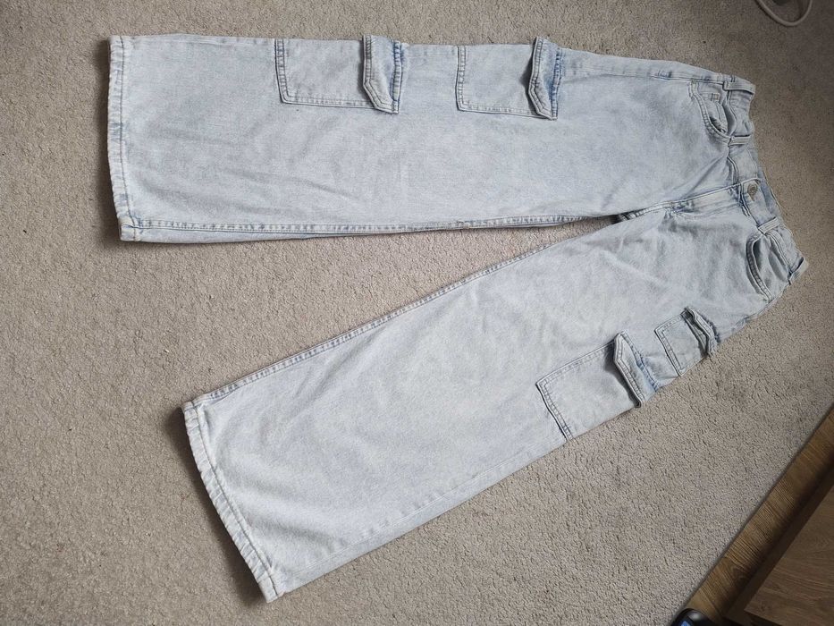 Spodnie bojówki dziewczęce H&M 152