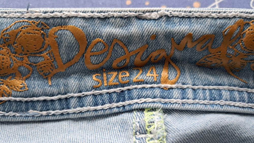 Spodnie jeansy Desigual XS