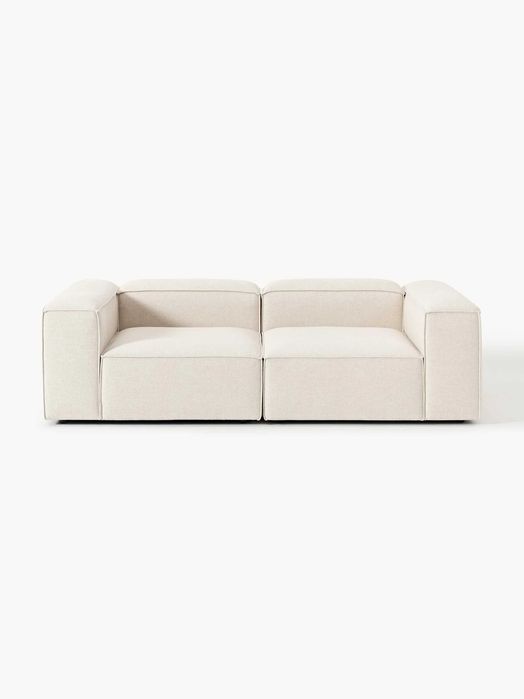 Sofa modułowa z mieszanki lnu Lennon (3-osobowa) (Westwing)