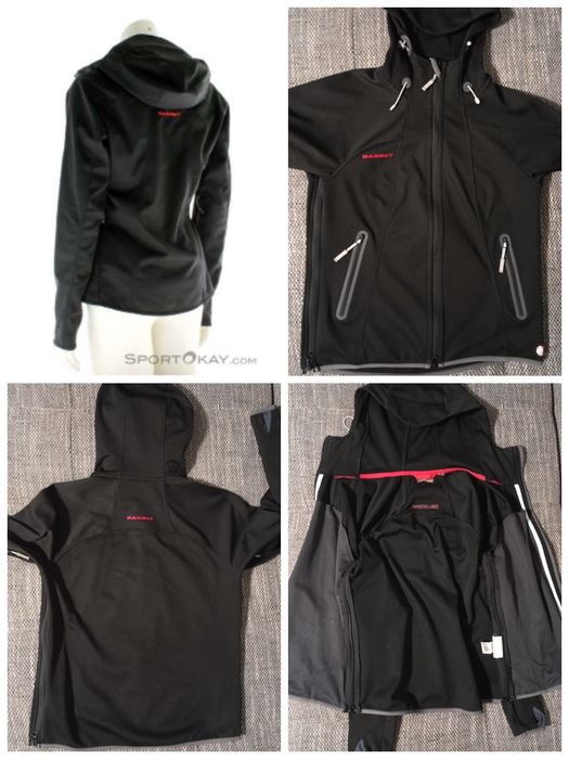 Жіноча спортивна куртка віндстопер Mammut Softshell Ultimate Hoody. M