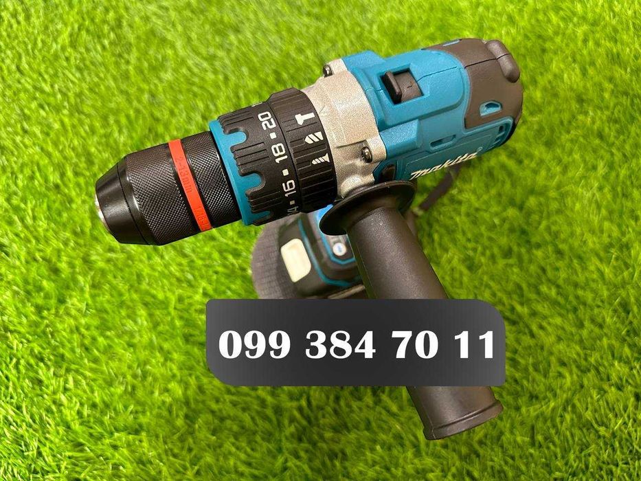 Набір 2в1 Makita Аккумуляторний Болгарка Шуруповерт DGA504 - DHP485BL