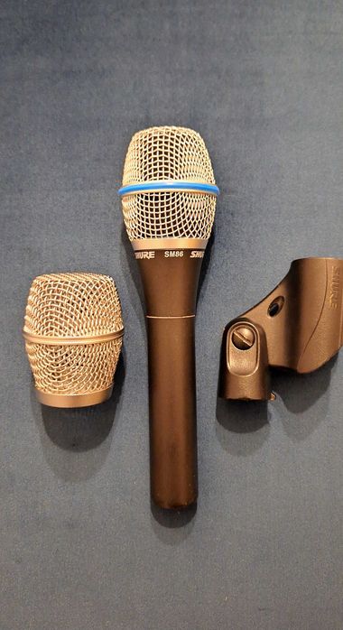 Mikrofon pojemnościowy Shure SM86 | 1 właściciel | Komplet | Stan bdb
