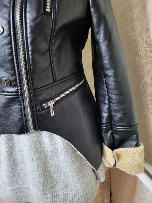 Преміум | італійська шкіряна дублянка Paccia | m